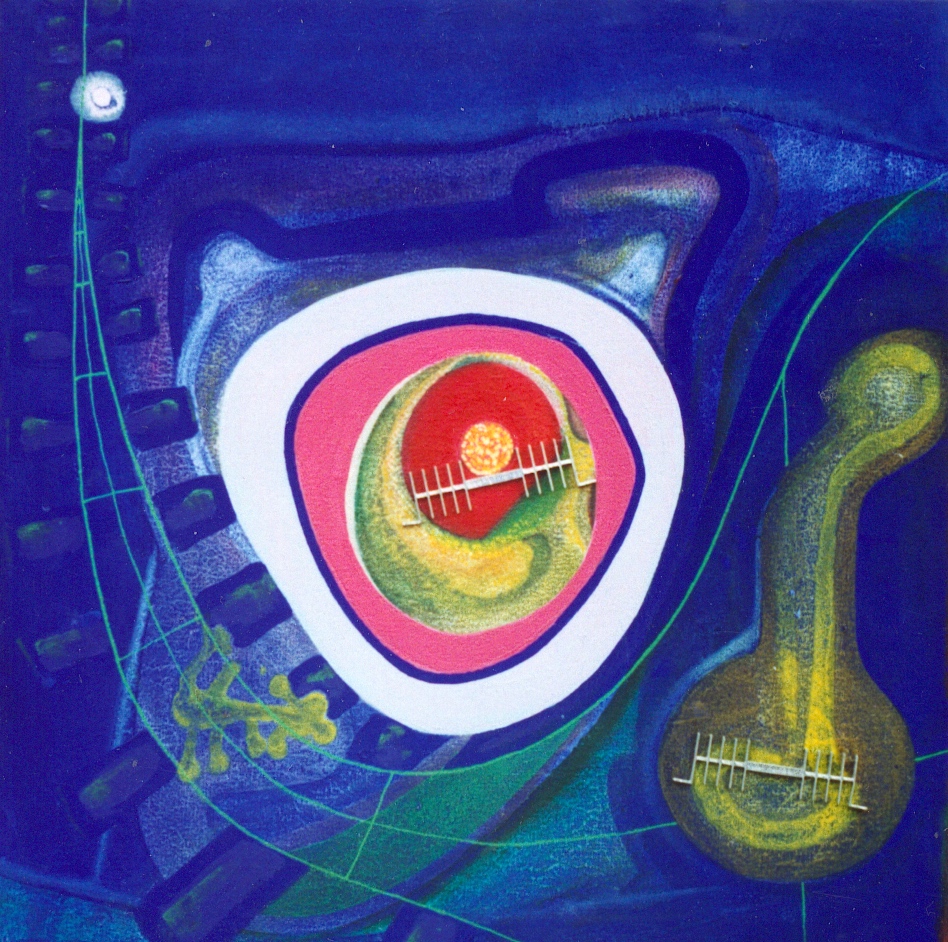 A painting by the artist James Foort called: Returning to Cauldron Earth