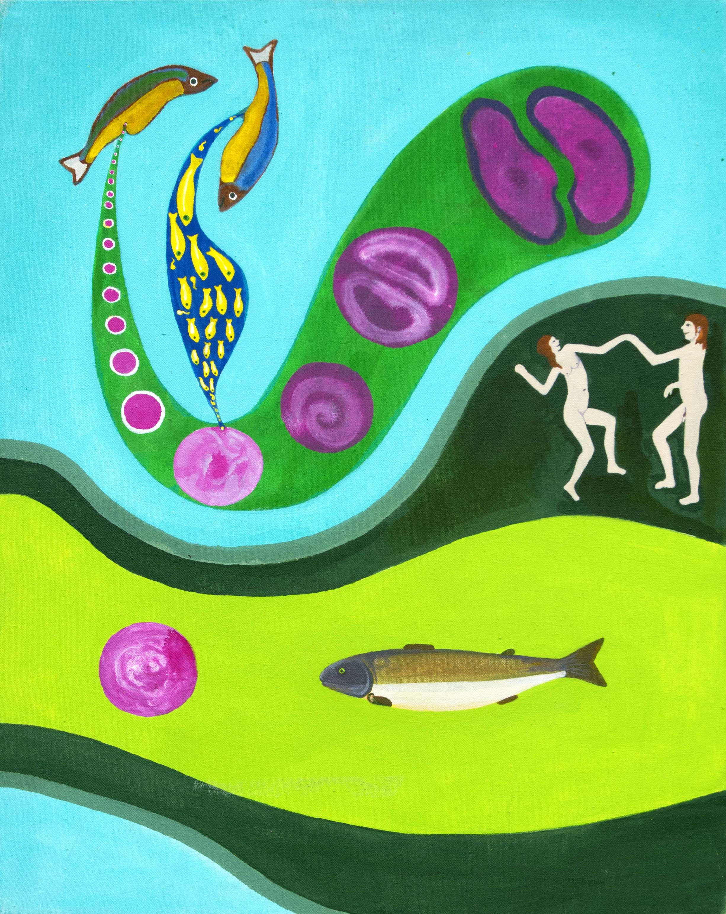 A painting by the artist James Foort called: Regeneration