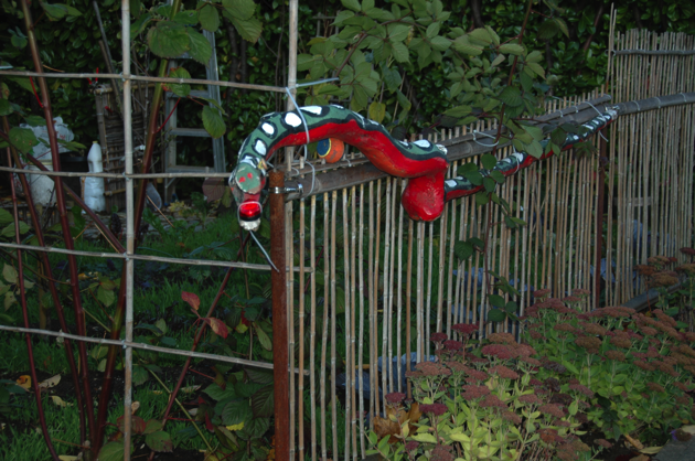 A painting by the artist James Foort called: Wooden Snake Found At Rebecca Spit