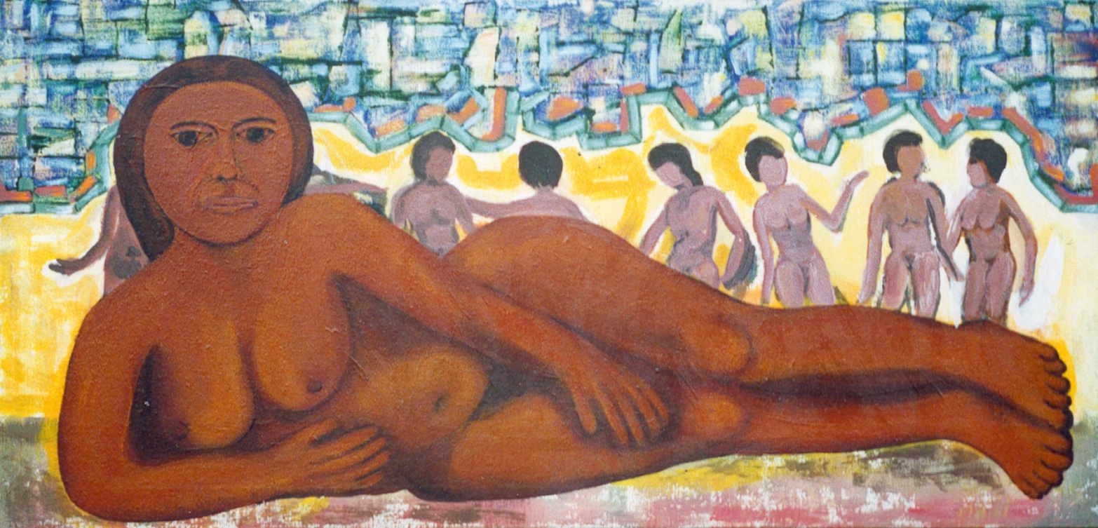 A painting by the artist James Foort called: Complete Woman