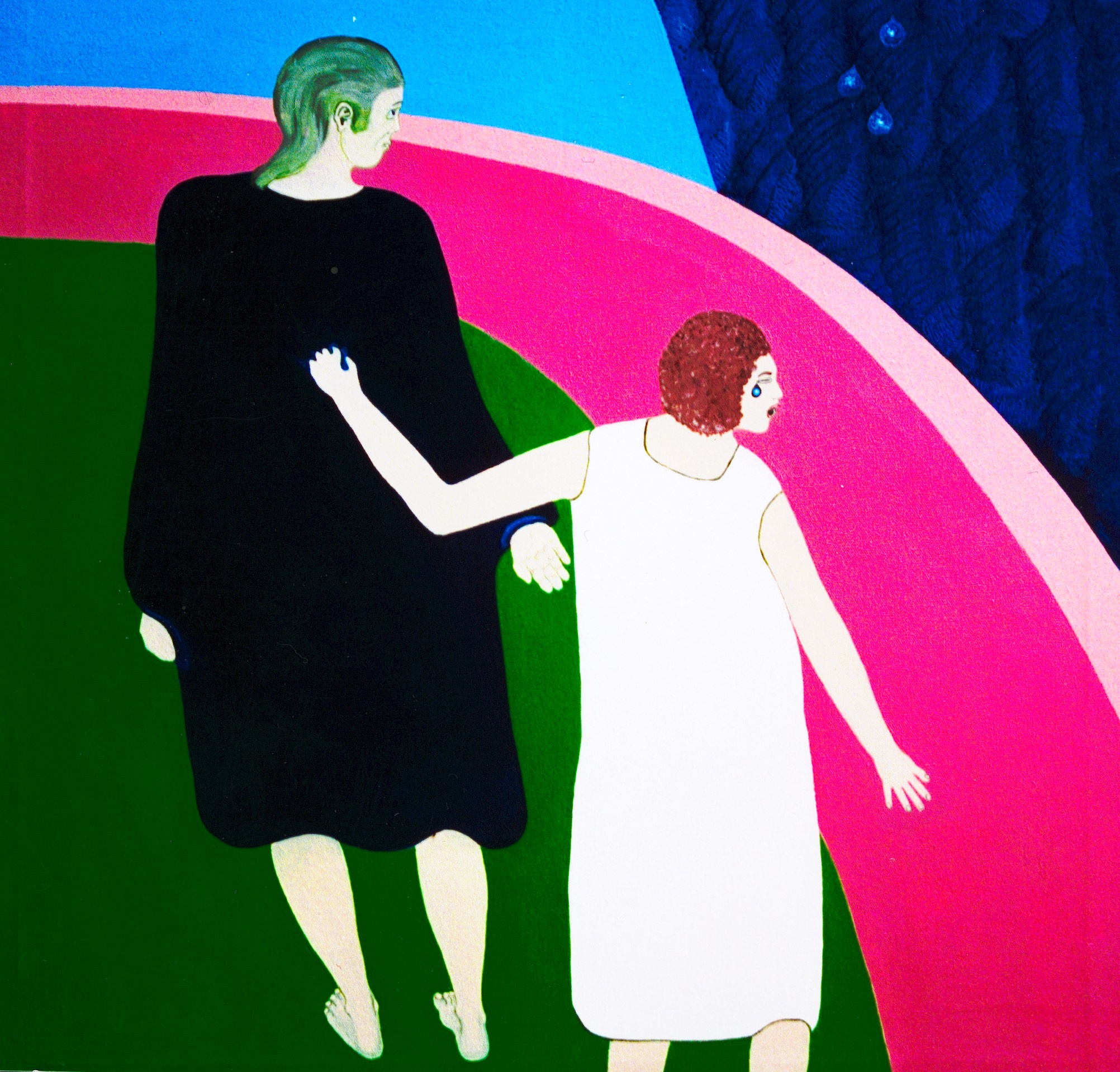 A painting by the artist James Foort called: Bahr Delivered To A New Owner