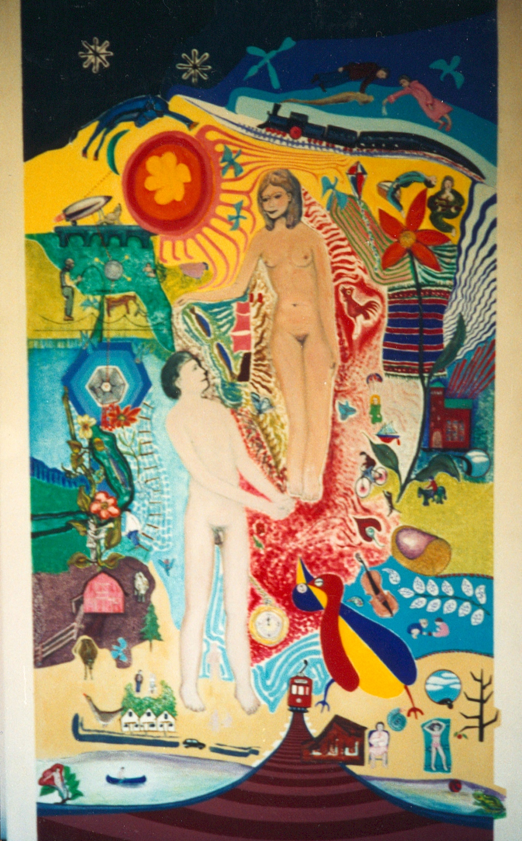 A painting by the artist James Foort called: A Medley of Possibilities