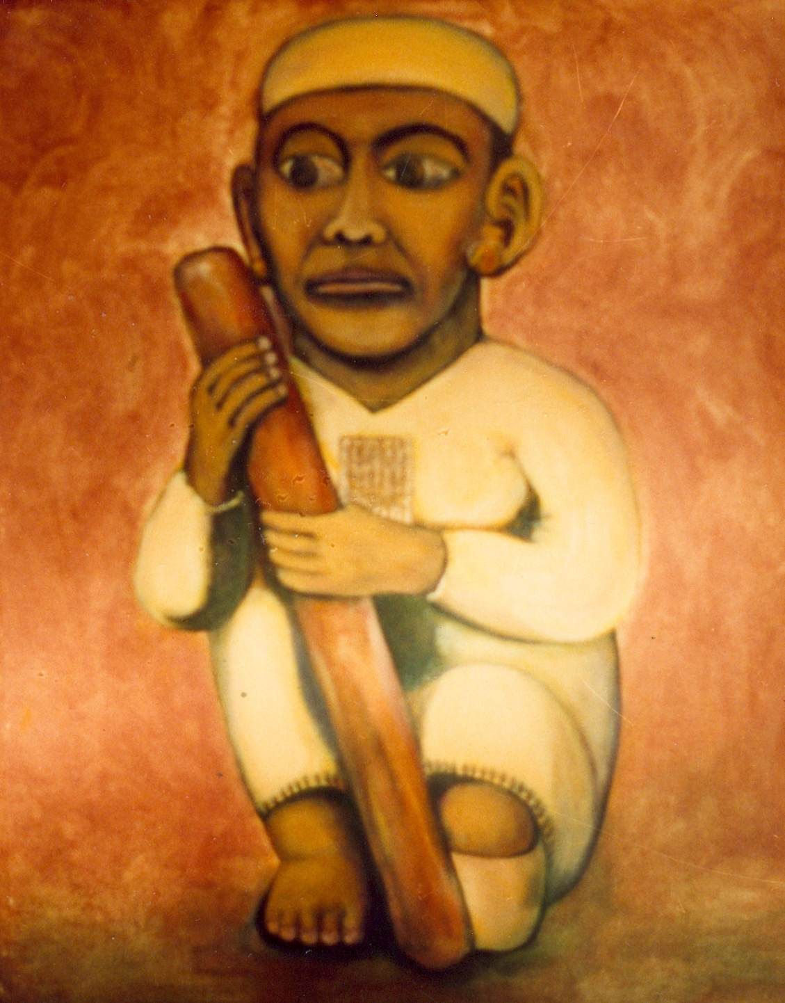 A painting by the artist James Foort called: Amputee Man