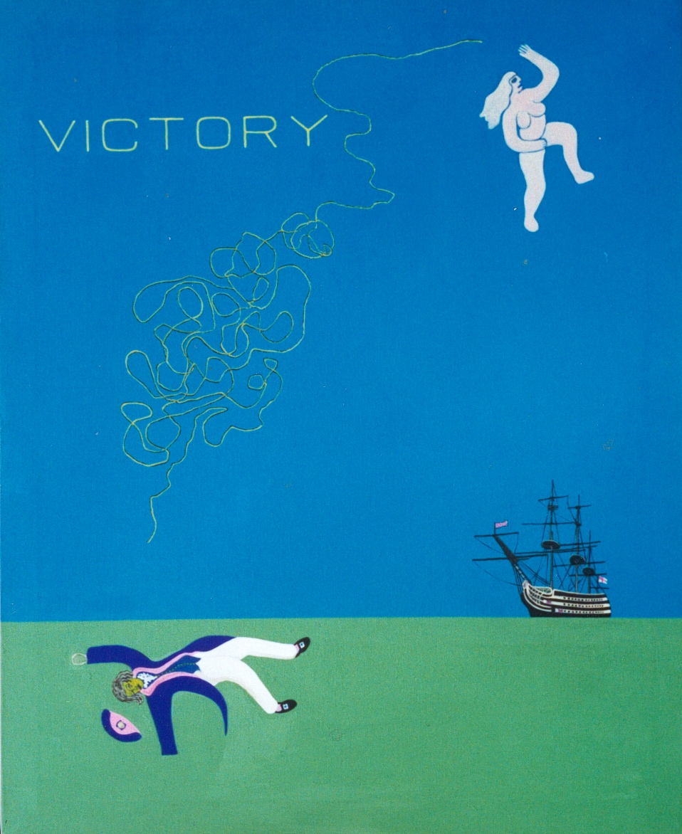 A painting by the artist James Foort called: Double Defeat