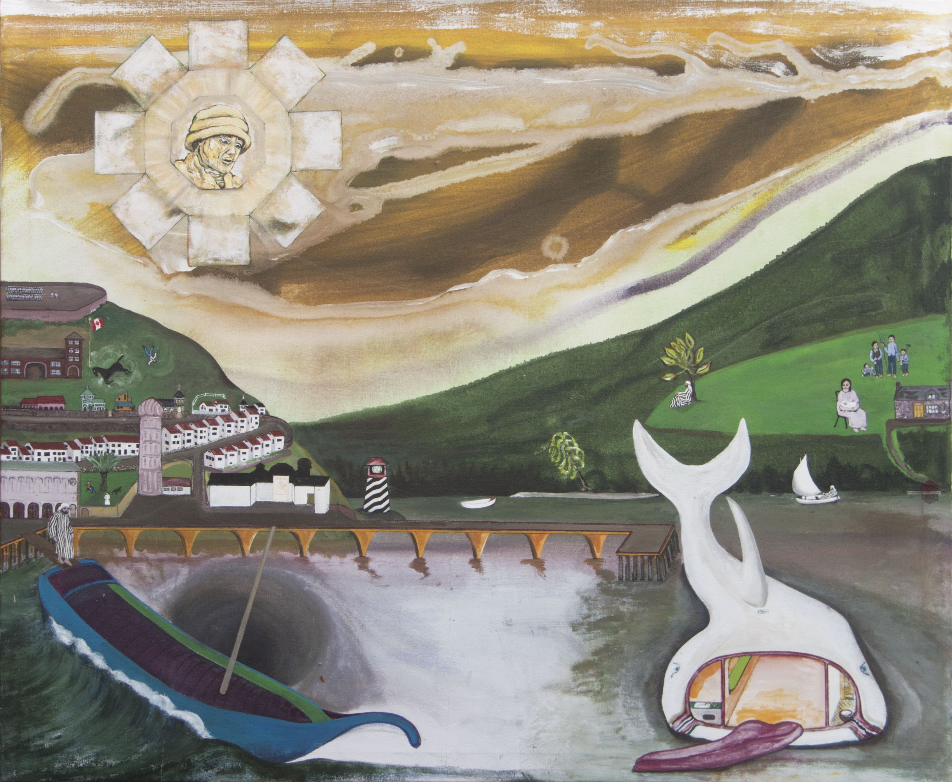 A painting by the artist James Foort called: Jonah And The Whale