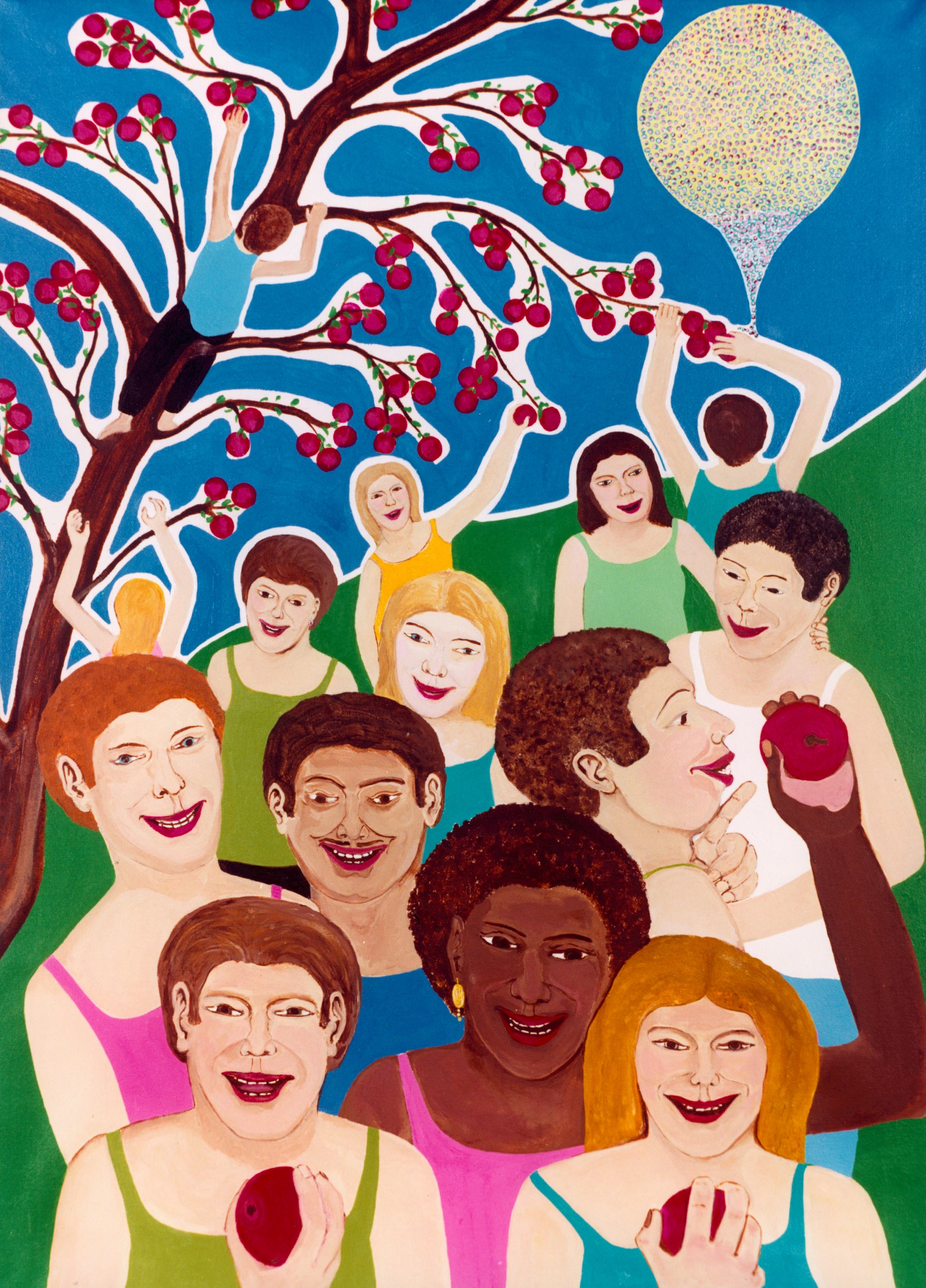 A painting by the artist James Foort called: Adam and Eve (8 of 8)