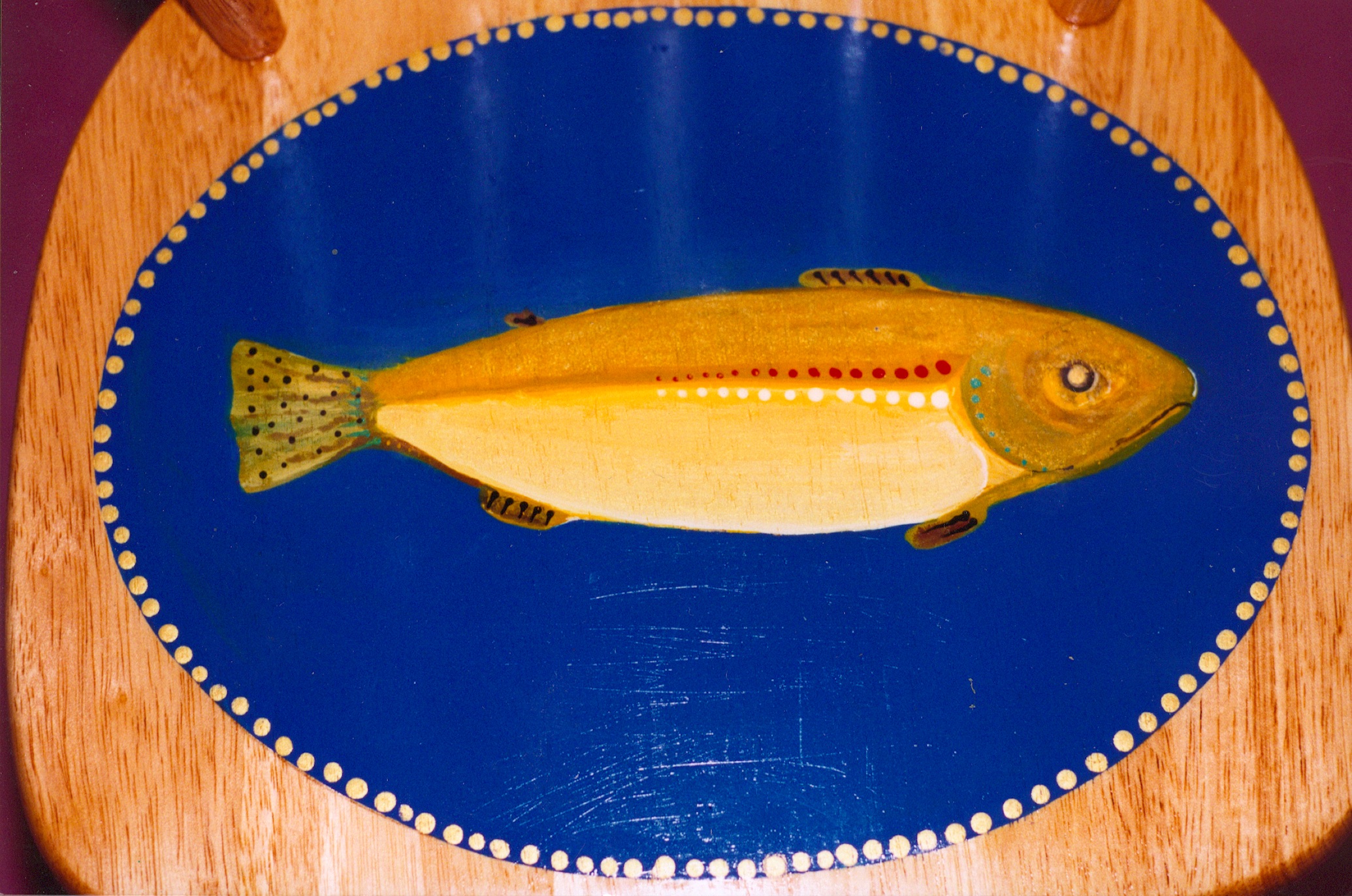 A painting by the artist James Foort called: Seat Decoration