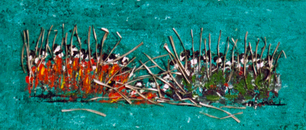 A painting by the artist James Foort called: Clash Of Intentions