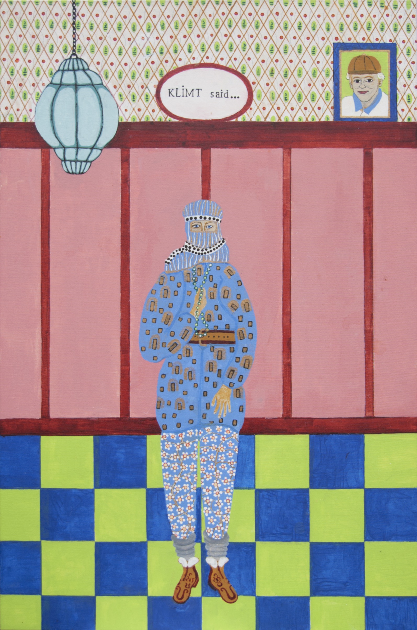 A painting by the artist James Foort called: Winnipeg Winter