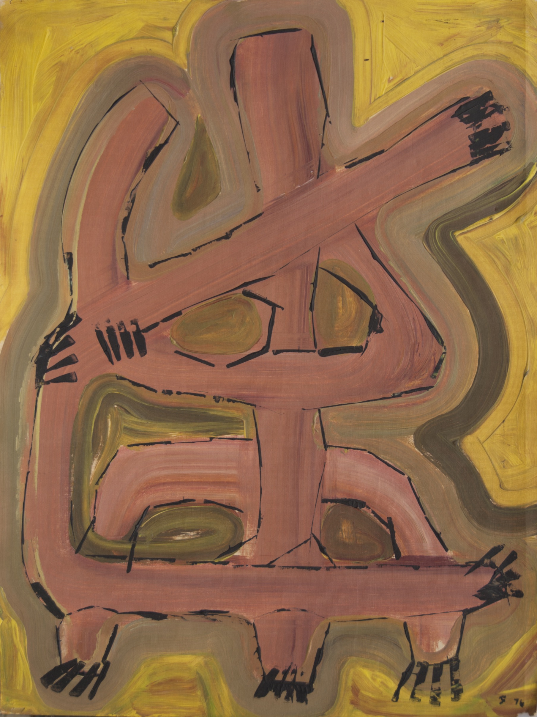A painting by the artist James Foort called: Before Explicitly Loving