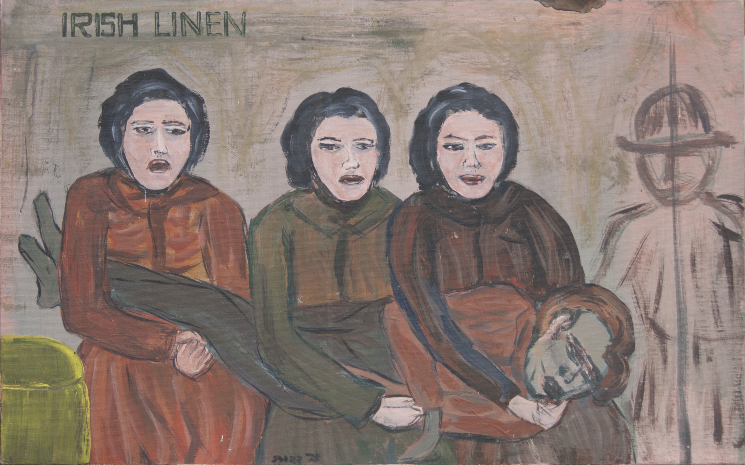 A painting by the artist James Foort called: Irish Linen