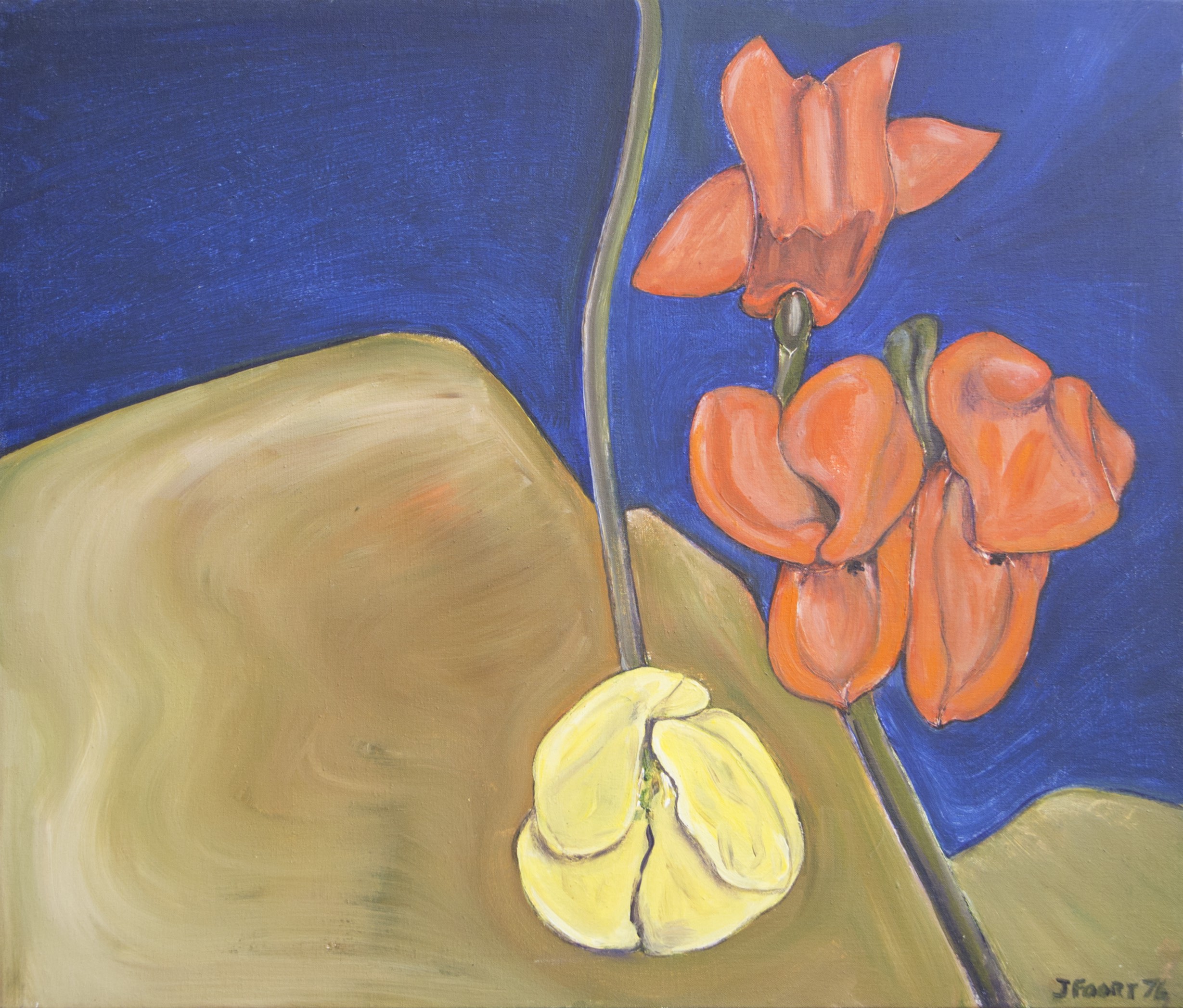 A painting by the artist James Foort called: Lovers Out Of Sight Over The Hill