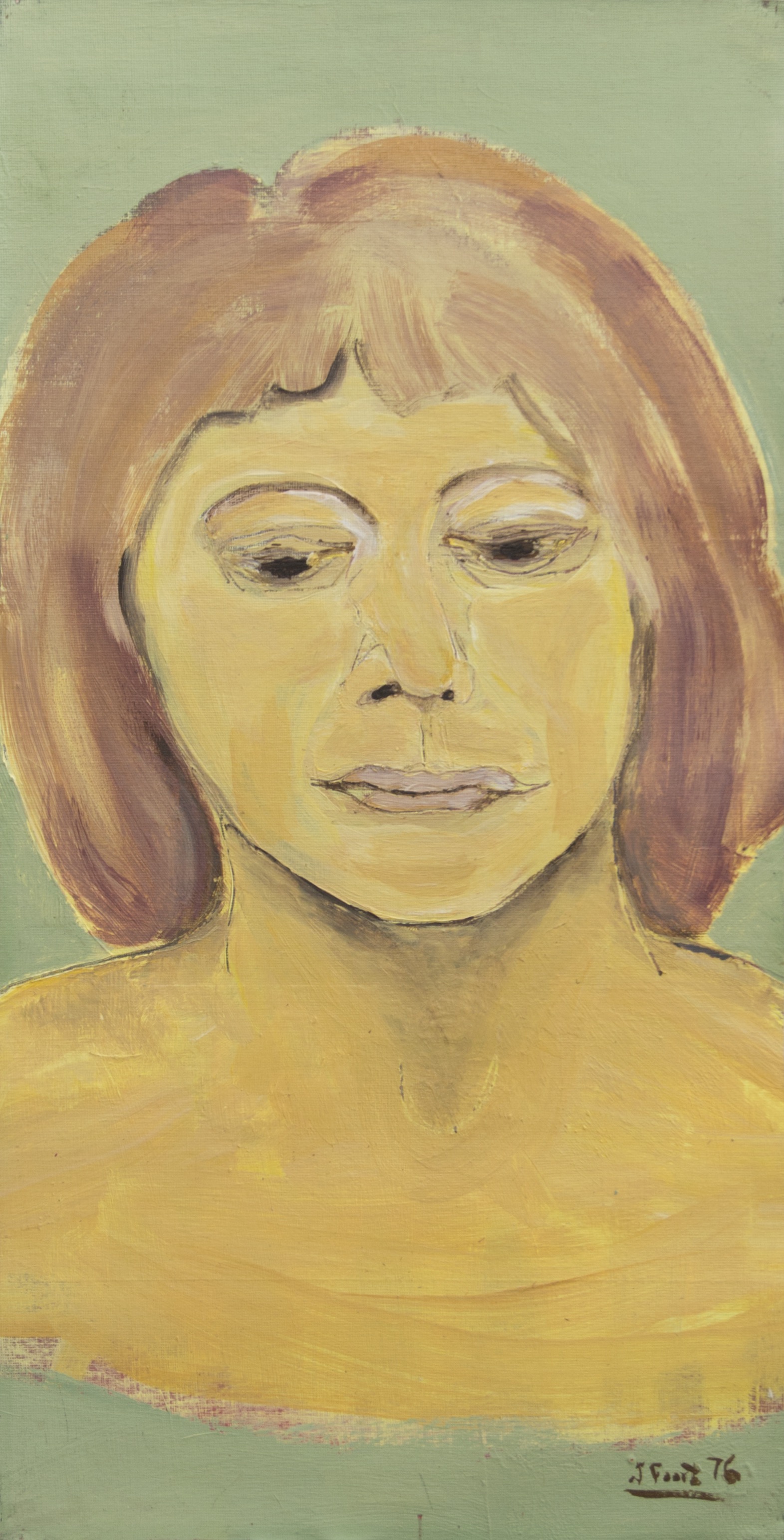 A painting by the artist James Foort called: Woman